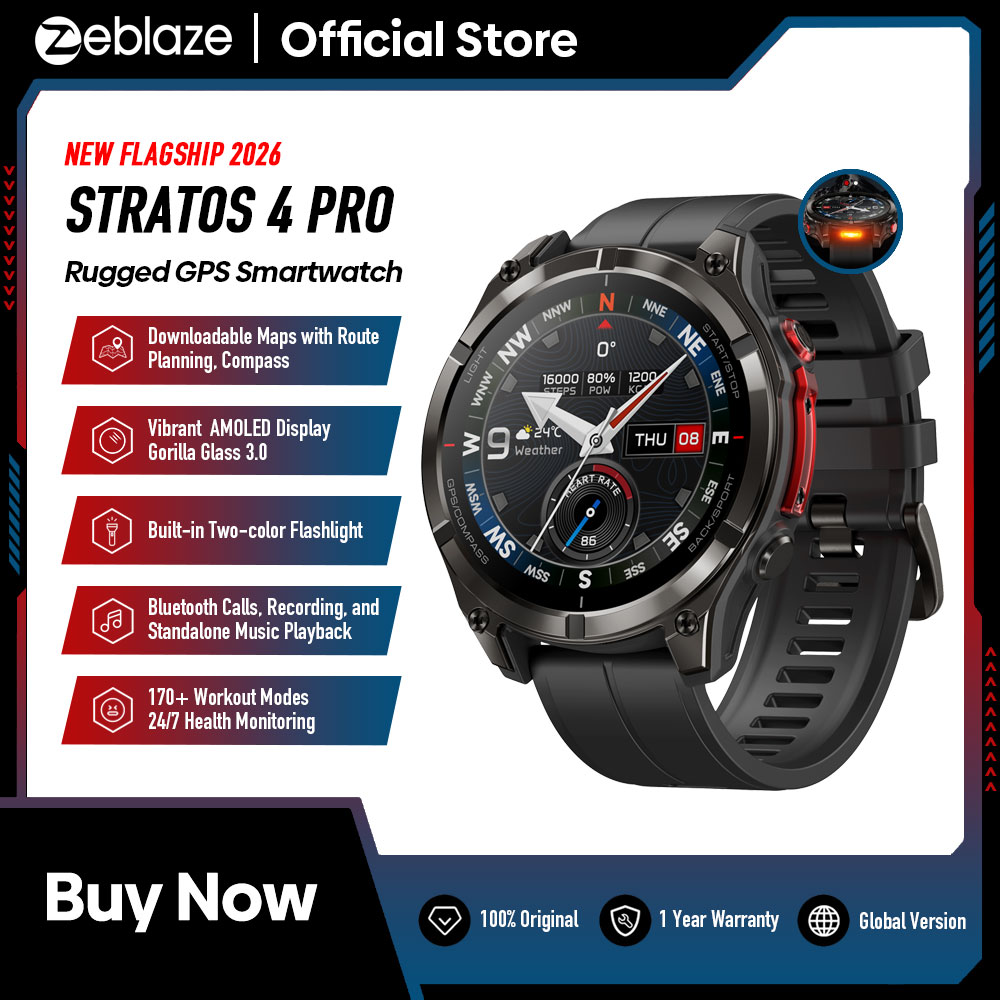 Table Tennis World - New Zeblaze Stratos 4 PRO AMOLED
