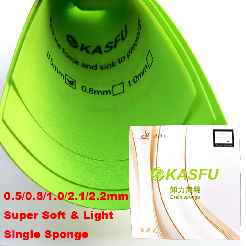Table Tennis Single - 0.5/0.8/1.0/2.1/2.2mm Table Tennis Racket Sponge Super