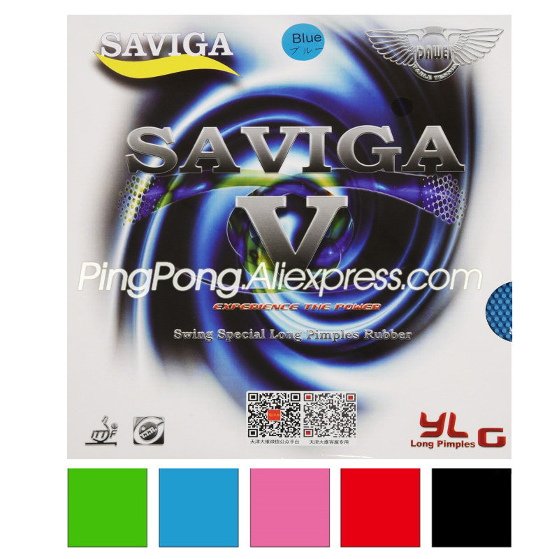 Table Tennis Review - Colorful DAWEI SAVIGA V Pips-long Table