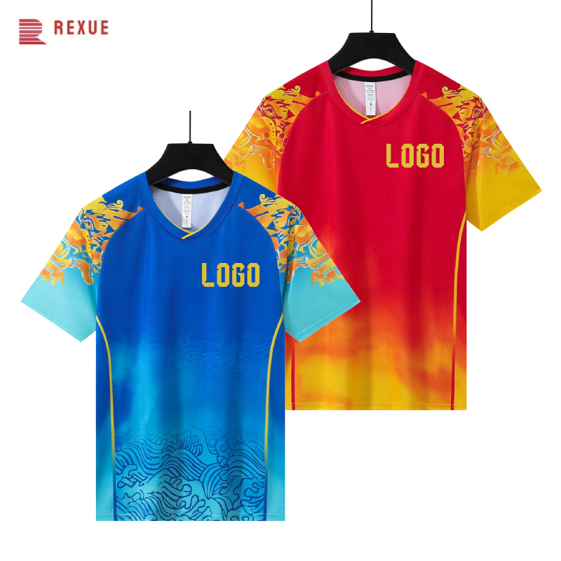 Table Tennis Asian Games - China Dragon Table Tennis Shirt Red