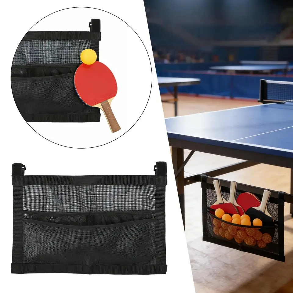 Table Tennis Olympics - New Mesh Pingpong Ball Holder Large
