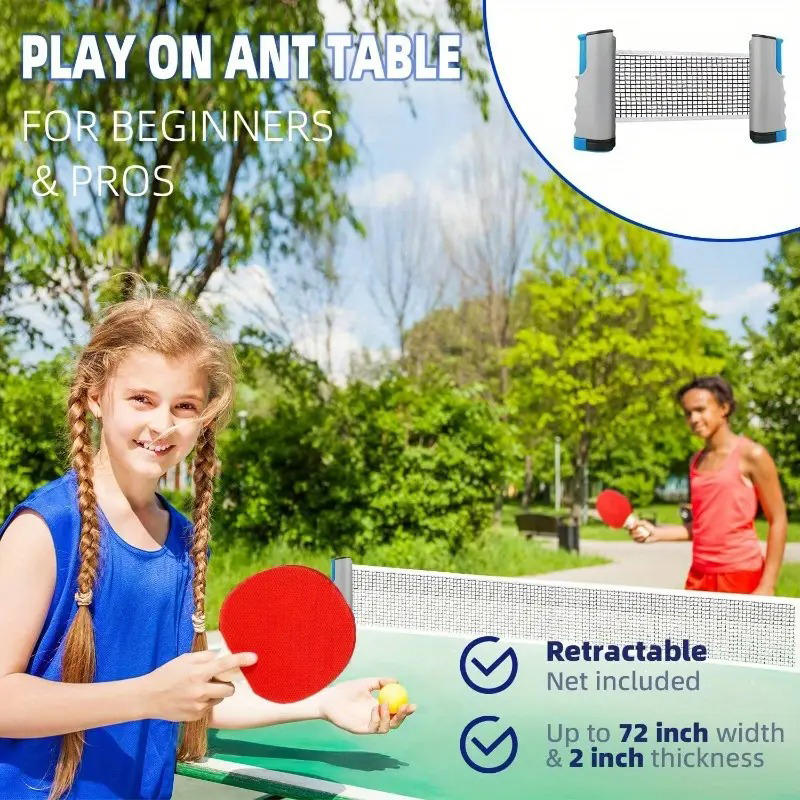 Portable Table Tennis Net Expa - огляд і ціна Table Tennis Barrier