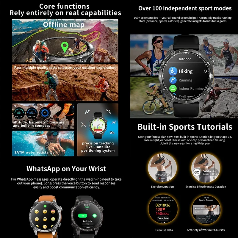 2026 New Smart Watch for Men w - огляд і ціна Table Tennis World