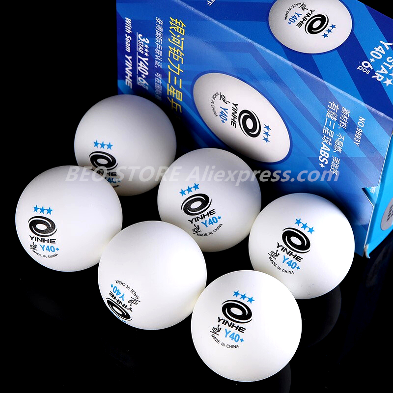 60 balls YINHE 3-star Y40+ H40 - огляд і ціна Table Tennis Olympics
