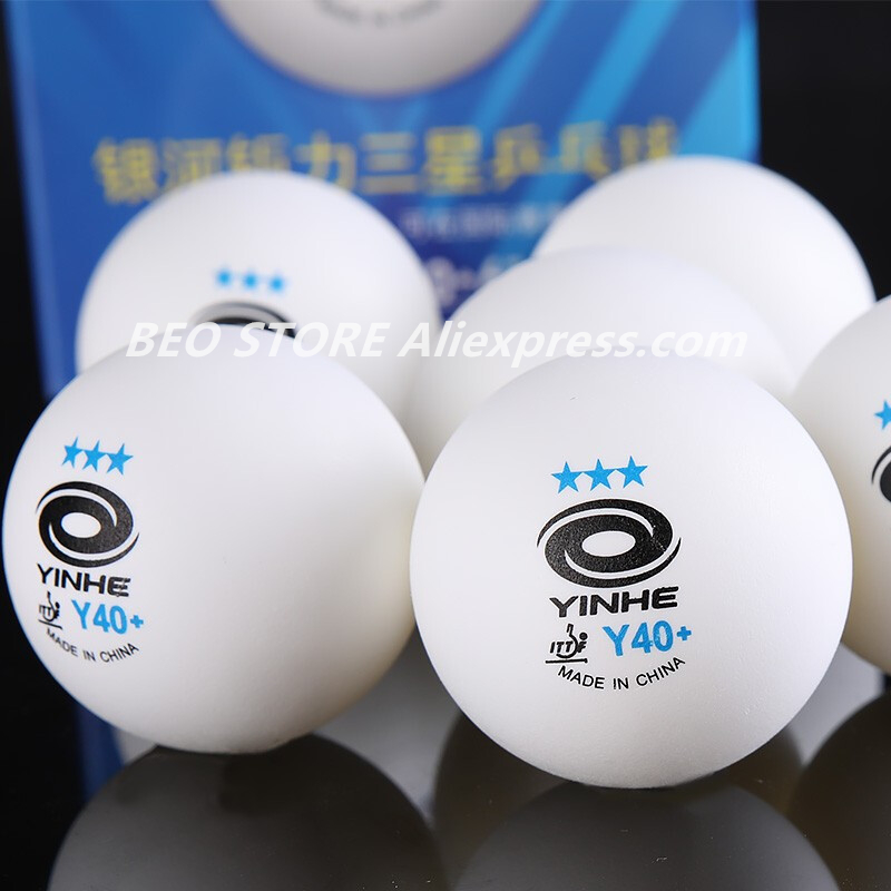 60 balls YINHE 3-star Y40+ H40 - огляд і ціна Table Tennis Olympics