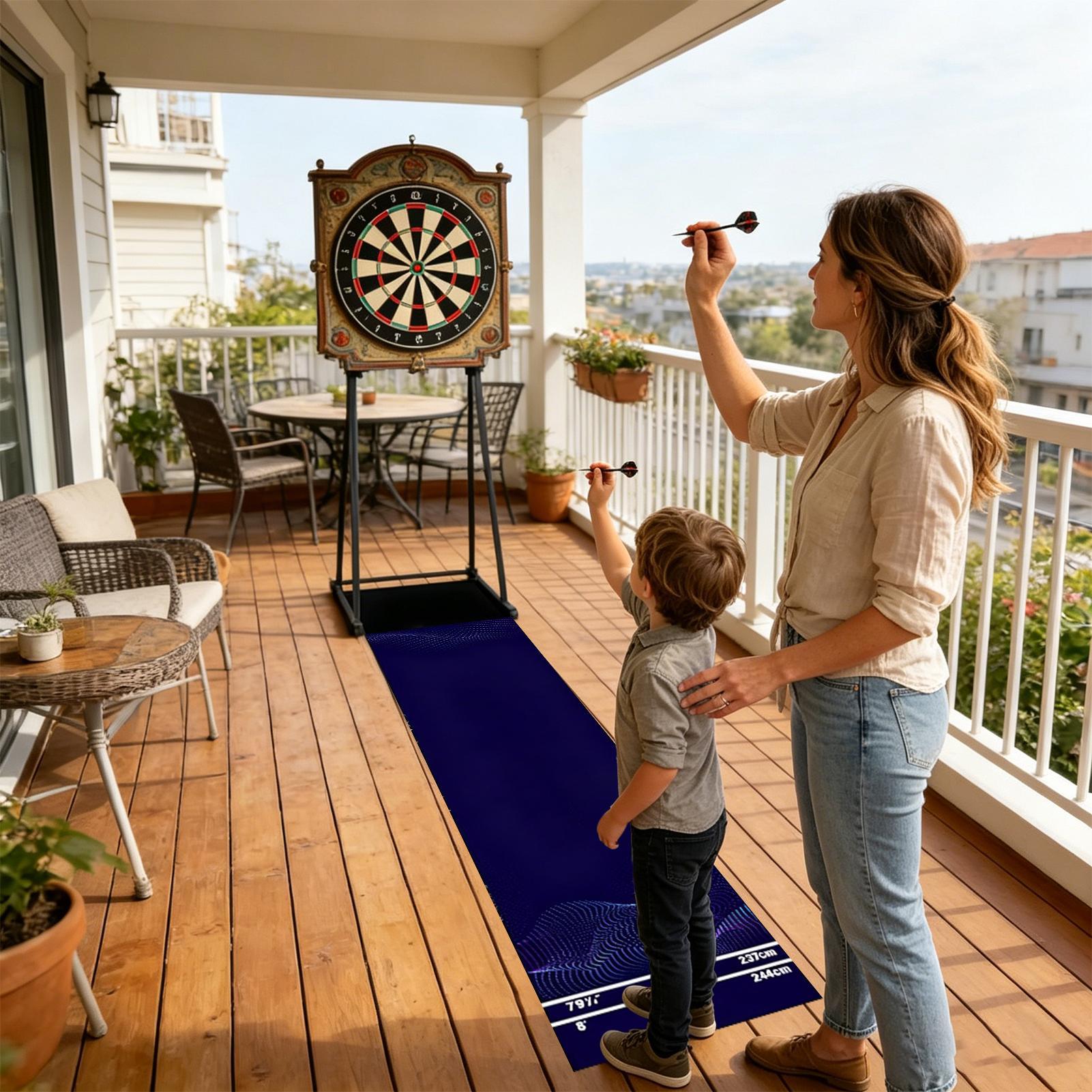 Dart Mat Portable Non-Slip Cry - огляд і ціна Throw Distance Board
