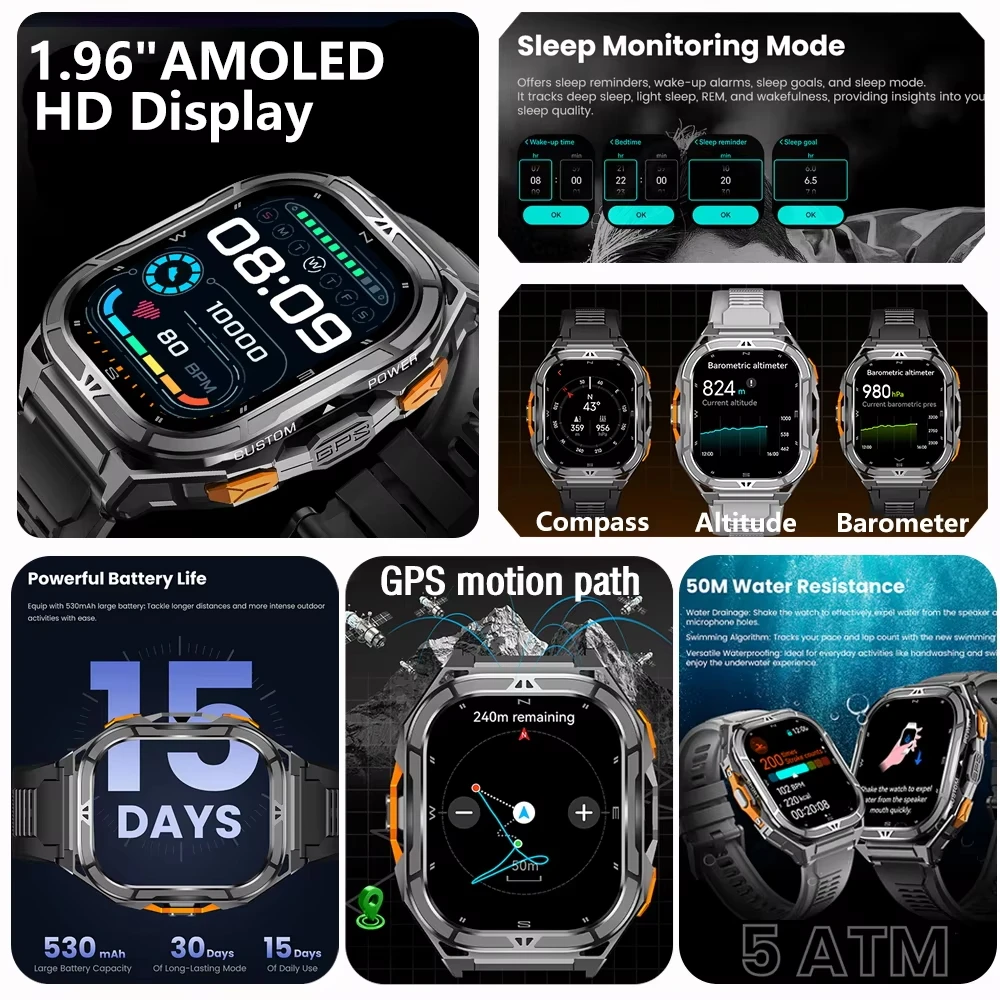 2026 New GPS Smart Watch 5ATM  - огляд і ціна Table Tennis World