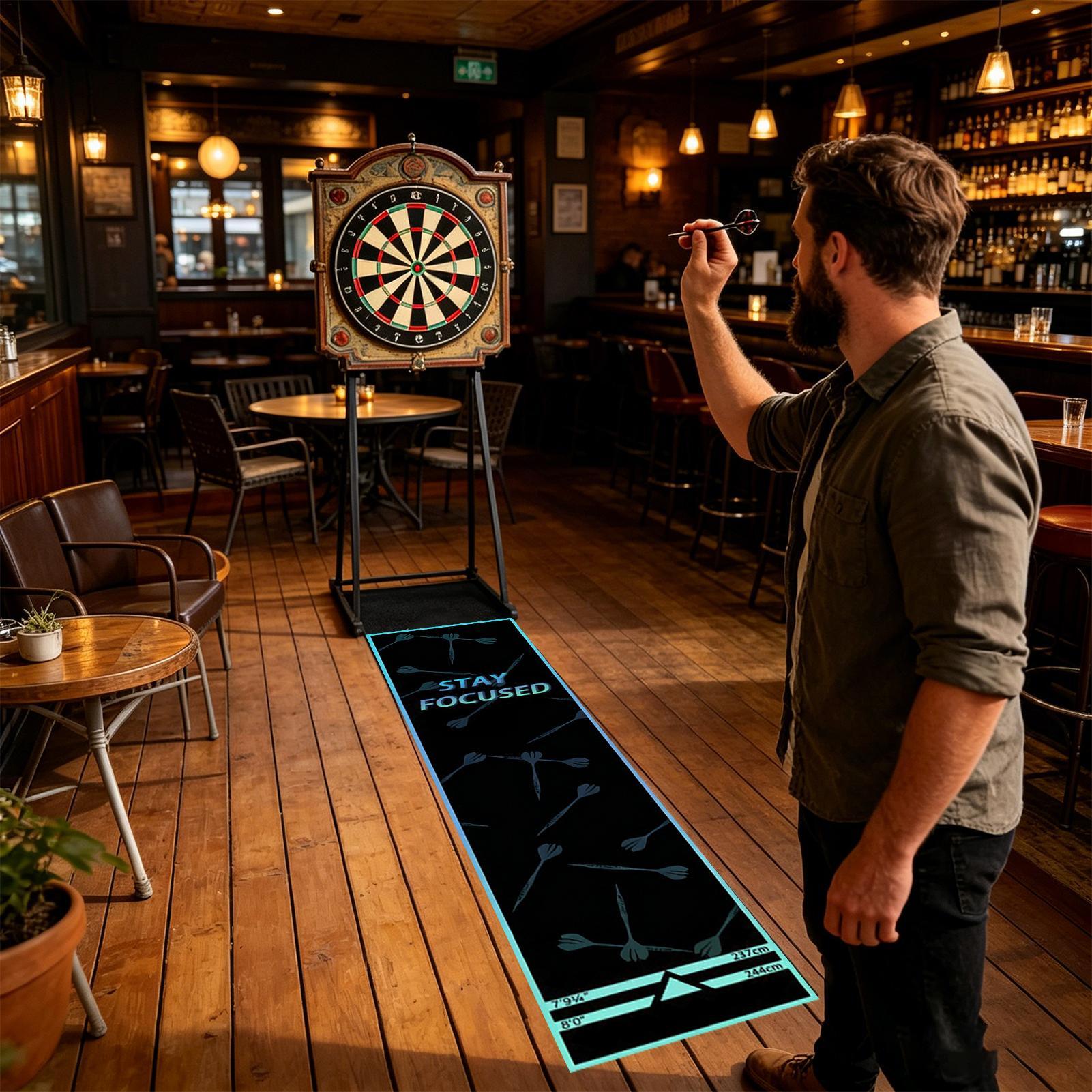 Protective Dart Rug Mat Dart B - огляд і ціна Throw Distance Board