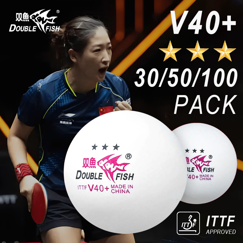 DOUBLE FISH 3 Star V40+ 30/50/ - огляд і ціна Table Tennis Olympics