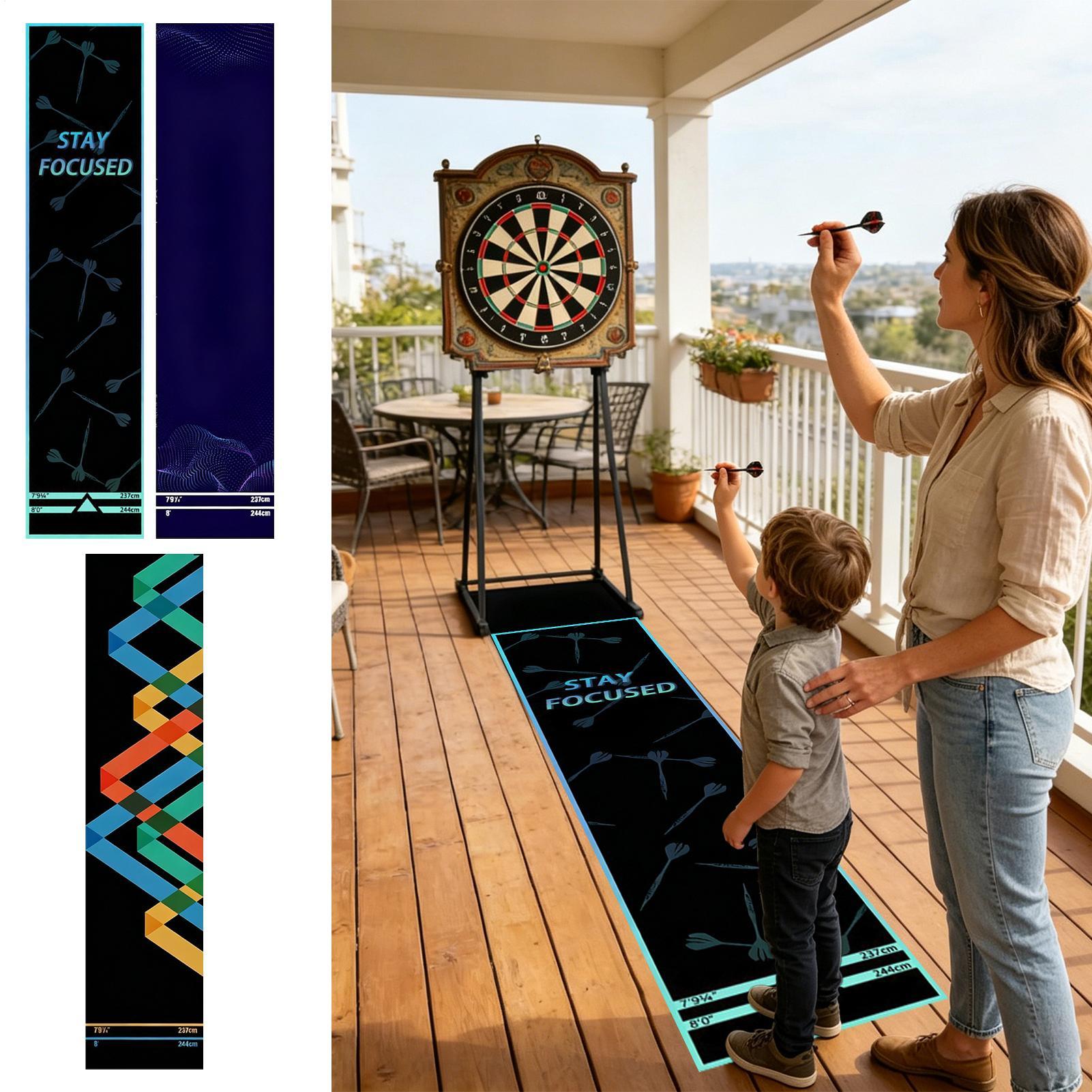 Dart Board Mat Portable Non-Sl - огляд і ціна Throw Distance Board